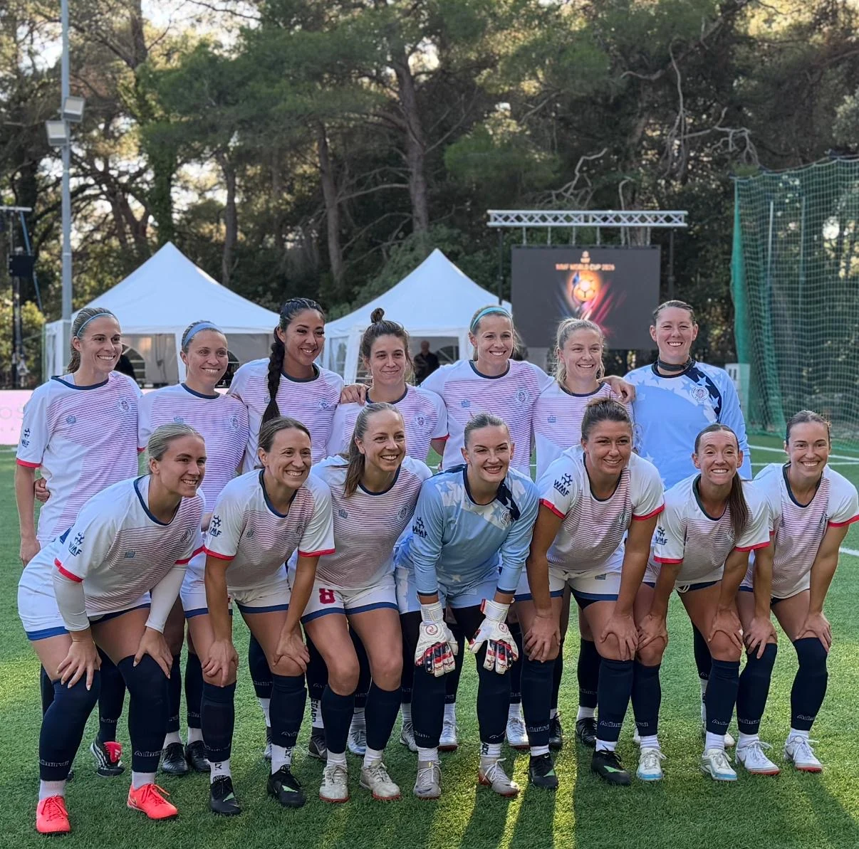 Mini Football USA team in the white away collection